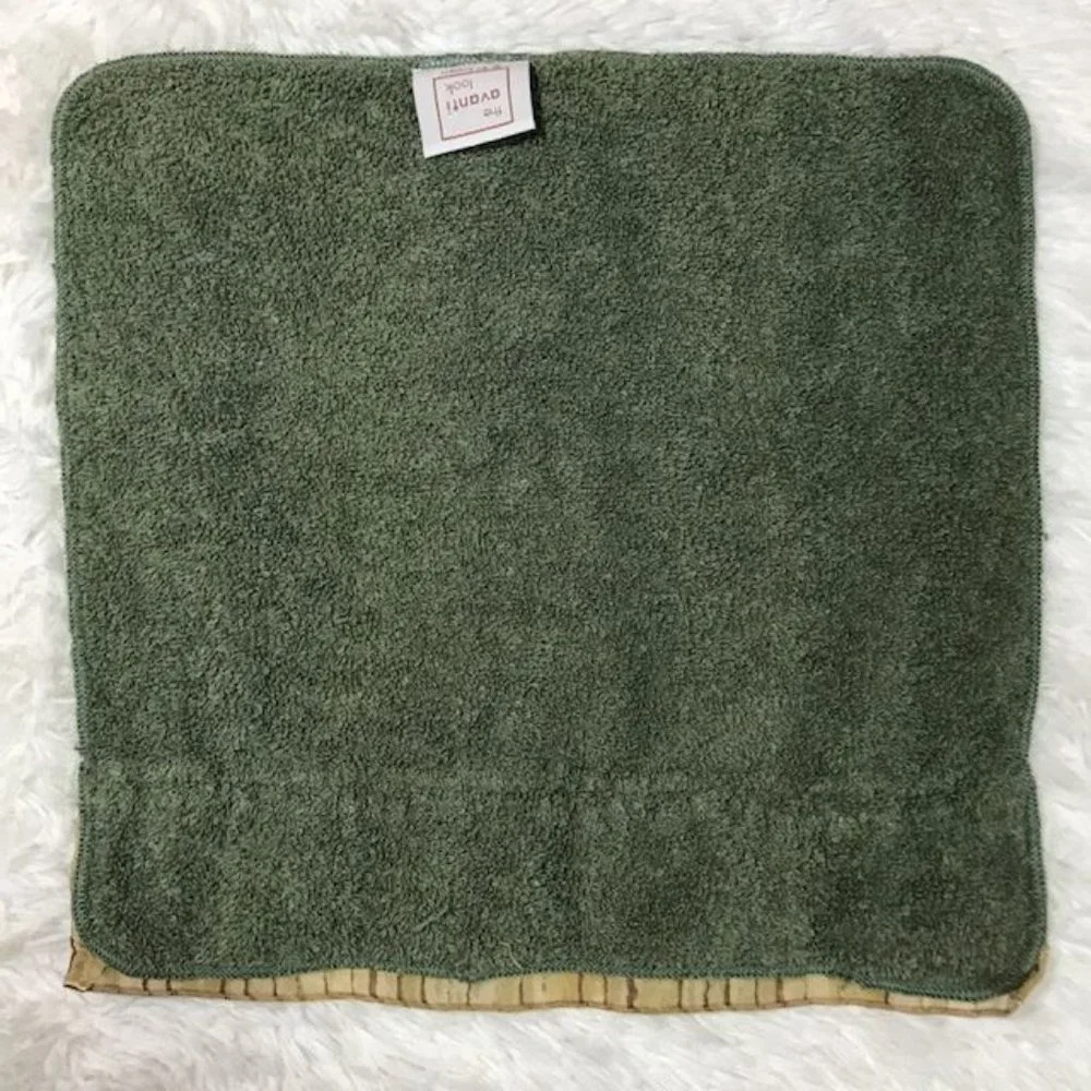 Set of 5 Avanti Olive Tassel Chiffon 100% Cotton Washcloths